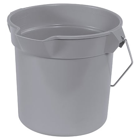 Rubbermaid Rubbermaid Utility Bucket with Spout - 10 Quart, Gray BUY00016873